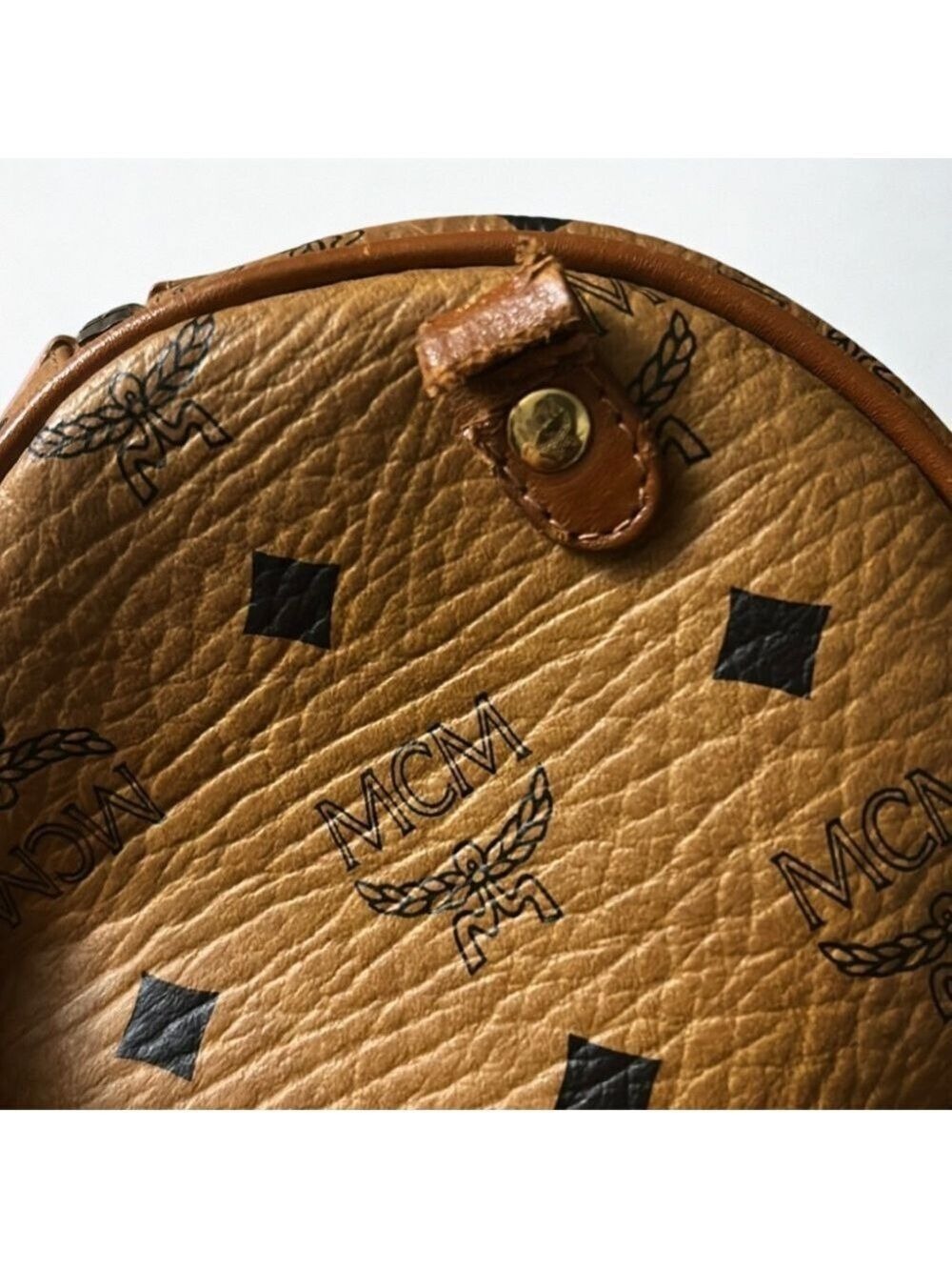 MCM Visetos Barrel Crossbody Bag - Picture 5 of 13